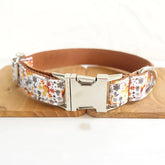 Make Your Pet Sparkle with the Golden Christmas Dog Collar from MUTTCO | handmade-golden-christmas-dog-collar-by-muttco